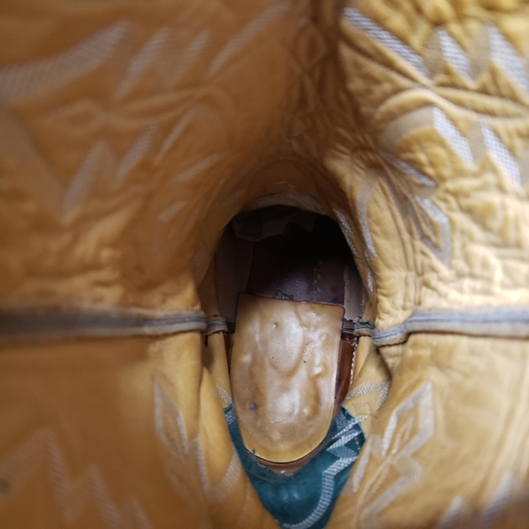 Anderson Bean Cowboy Boots in Brown and Green - Men's size 8.5 D - Picture 15 of 17